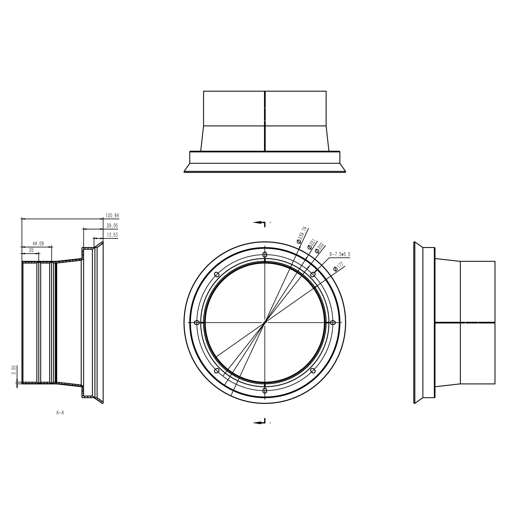 AMPIRE Schallwand-Dichtung, 200mm, inkl. Schallabsorber – Bild 2