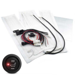 AMPIRE Sitzheizung, 2x 480x280mm längsgeteilt, Schalter 2-stufig, 12 Volt