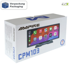AMPIRE Smartphone-Monitor 25.4cm (10'') mit AHD Dashcam und RFK-Eingang (AHD)