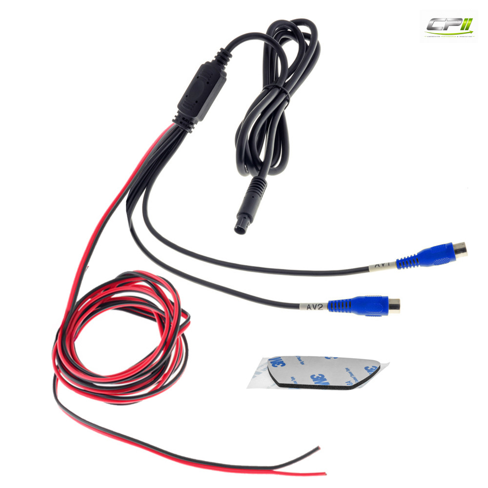 AMPIRE TFT-Monitor 12.7cm (5''), 2 Videoeingänge (AHD/CVBS) Klebe/Saugnapfhalter