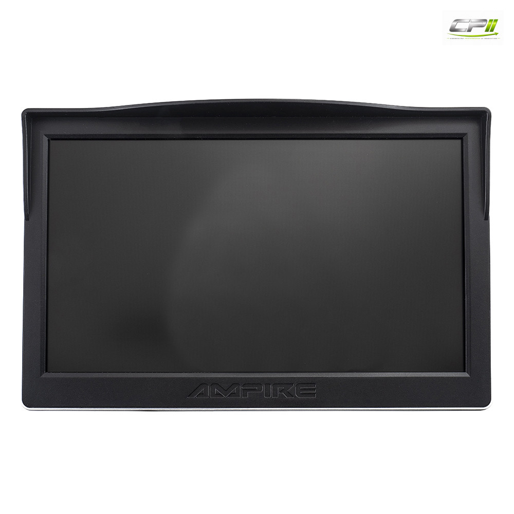 AMPIRE TFT-Monitor 17.8cm (7''), 2 Videoeingänge (AHD/CVBS)