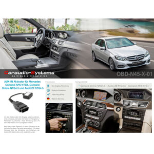 Alternative view of CAS AUDIO AUX Aktivator für MERCEDES mit Comand NTG4/4.5 (1x)