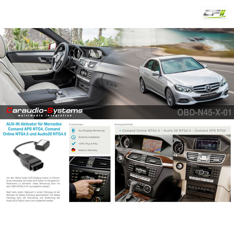 CAS AUDIO AUX Aktivator für MERCEDES mit Comand NTG4/4.5 (1x) – Bild 2