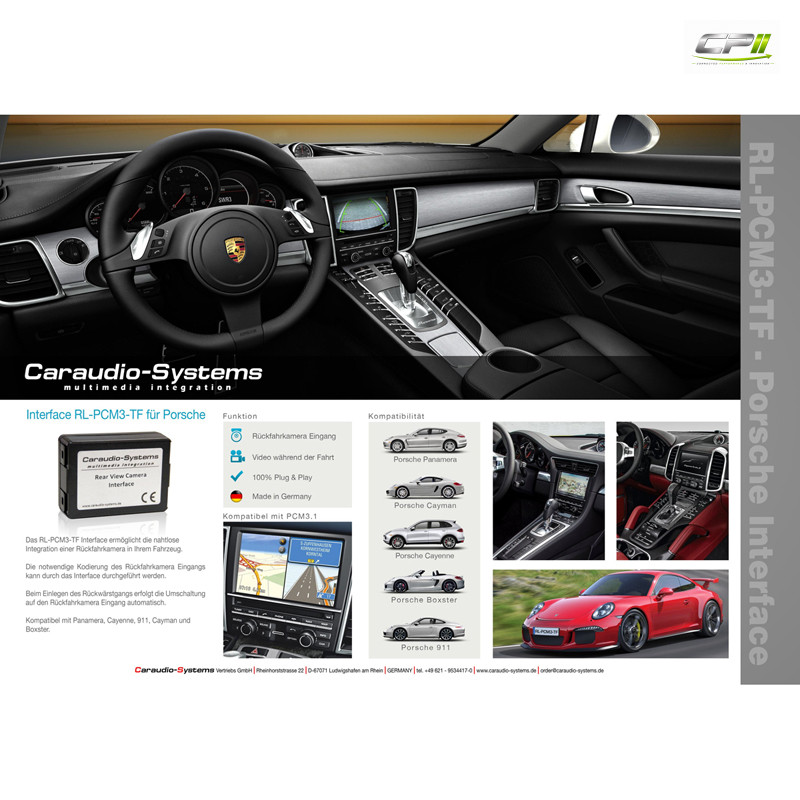 CAS Rückfahrkamera-Eingangskodierung + TV-Frei PORSCHE PCM3.0/3.1 – Bild 2