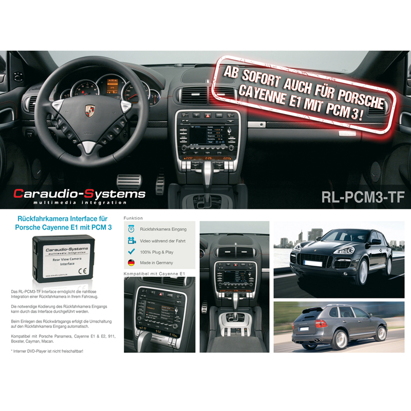 CAS Rückfahrkamera-Eingangskodierung + TV-Frei PORSCHE PCM3.0/3.1 – Bild 3