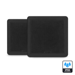 FUSION® Lautsprecher FM-Serie, schwarz, 20cm, 7.7", quadratisch