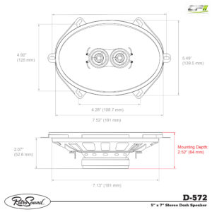 RETROSOUND DVC-Koaxlautsprecher 5"x7" (Stück) – RETROSOUND-DVC-Koaxlautsprecher-5-x7-Stueck-D-572_b_2 CPII