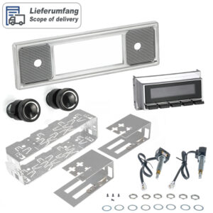 Alternative view of RETROSOUND Design "Becker Black" DAB+ Komplett-Set mit Zubehör (ohne Radiomodul)