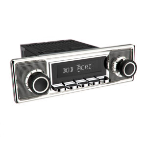 RETROSOUND Design "Becker Chrome" DAB+ Komplett-Set mit Zubehör (ohne Radiomodul)