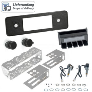 Alternative view of RETROSOUND Design "Black" DAB+ Komplett-Set mit Zubehör (ohne Radiomodul)