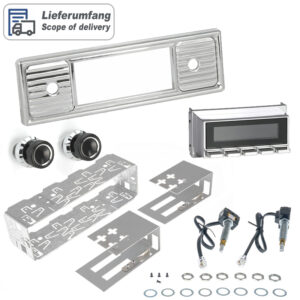 Alternative view of RETROSOUND Design "Chrome" DAB+ Komplett-Set mit Zubehör (ohne Radiomodul)