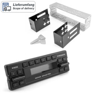 Alternative view of RETROSOUND Design "Grand Prix" DAB+ Komplett-Set mit Zubehör (ohne Radiomodul)