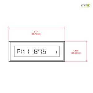 RETROSOUND Displayeinheit "Apache" – Apache CPII