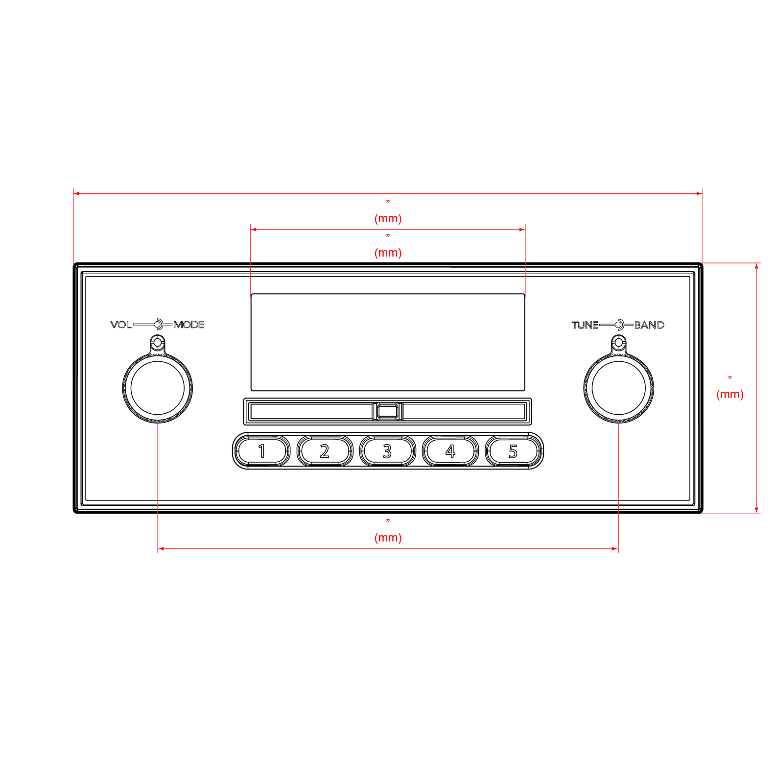 RETROSOUND Displayeinheit "Dallas" – Bild 2