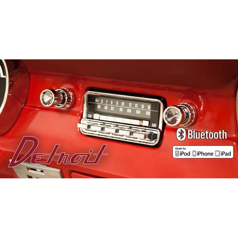 RETROSOUND Displayeinheit "Detroit" verchromt für 1964-66 Ford Mustang – Bild 6