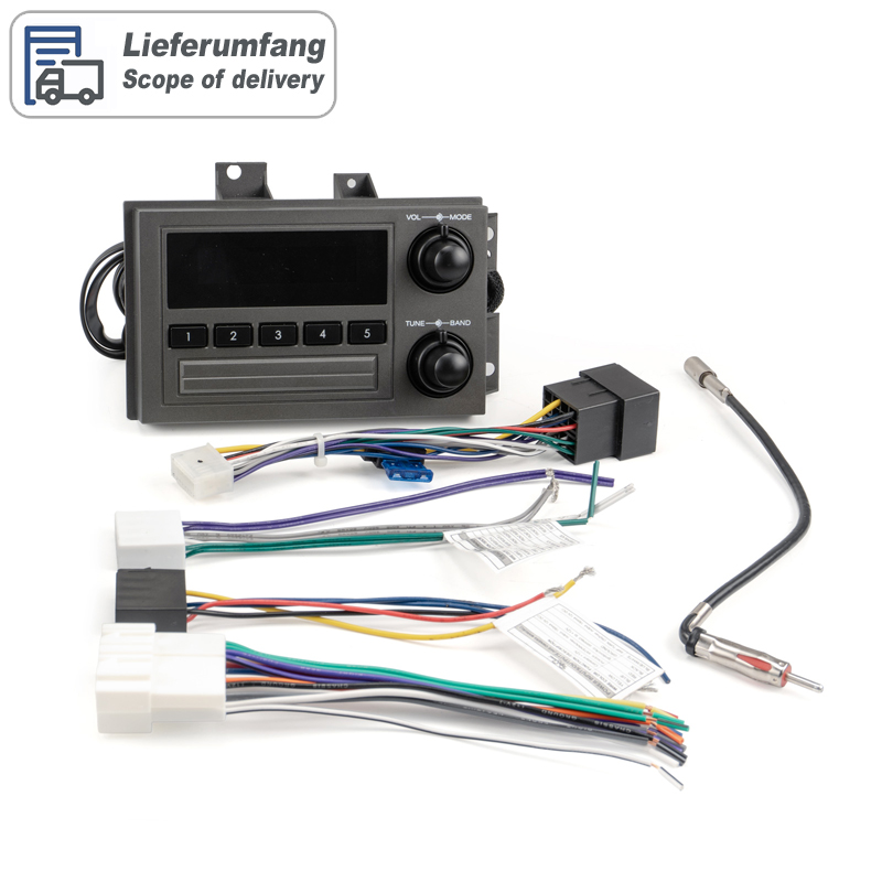 RETROSOUND Displayeinheit "Santa Cruz" für 1988-94 GM/Chevrolet Trucks – Bild 3