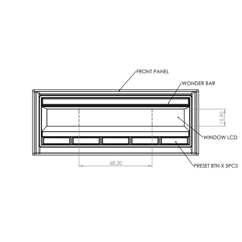 RETROSOUND Displayeinheit "Wonderbar WB1", breites Display – Bild 8