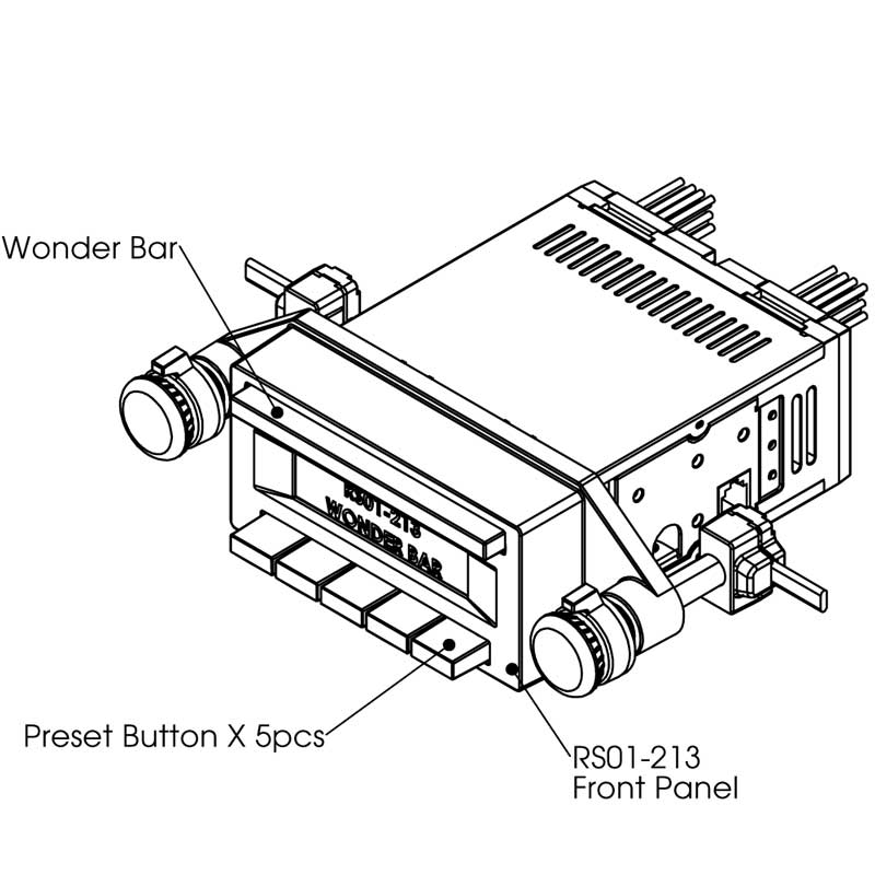RETROSOUND Displayeinheit "Wonderbar WB3", schmales Display – Bild 7