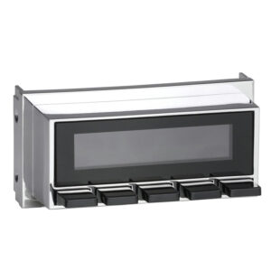 RETROSOUND Displayeinheit verchromt mit schwarzen Tasten