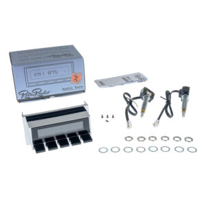 Alternative view of RETROSOUND Displayeinheit verchromt mit schwarzen Tasten