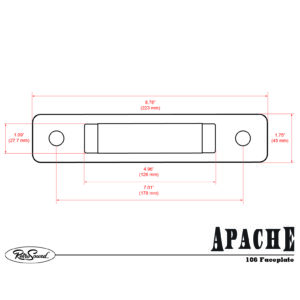 Alternative view of _RETROSOUND Einbaurahmen für Displayeinheit "Model Apache", verchromt