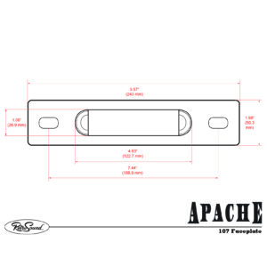 Alternative view of RETROSOUND Einbaurahmen für Displayeinheit "Model Apache", verchromt