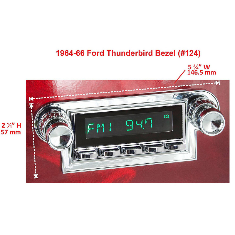 RETROSOUND Einbaurahmen, verchromt – Bild 3