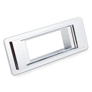 RETROSOUND Einbaurahmen, verchromt/schwarz