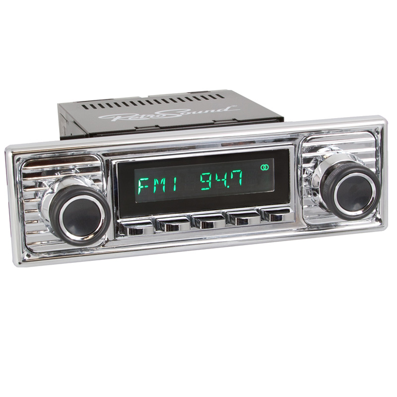 RETROSOUND Einsätze für "Becker" Frontblende, verchromt – Bild 3