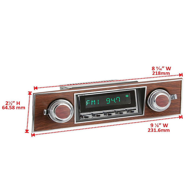 RETROSOUND Frontblende - "Horizontale Maserung" 1967-68 Camaro/Firebird – Bild 3