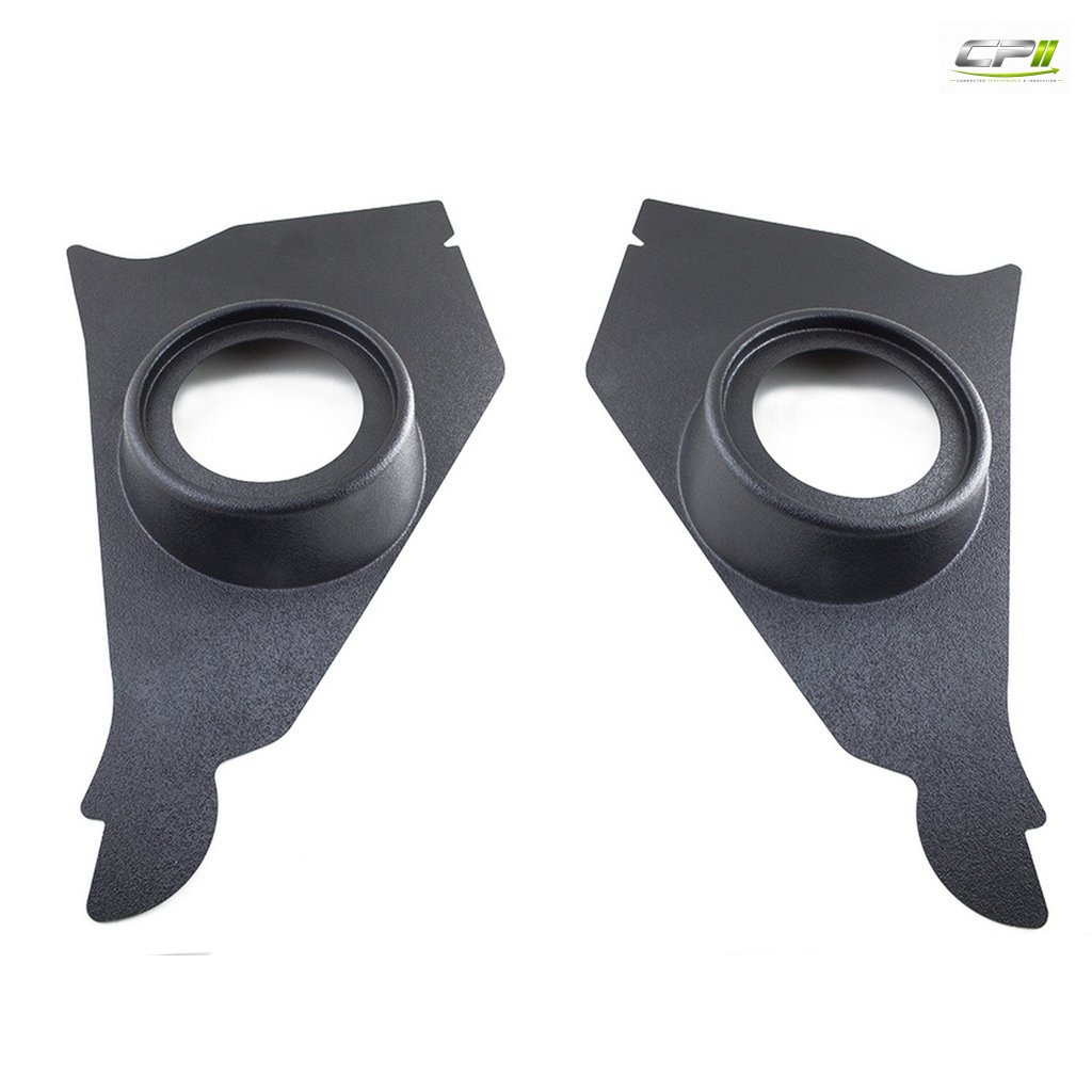 RETROSOUND Kickpanels für CHEVROLET 1955-56, schwarz ohne S-62 Lautsprecher