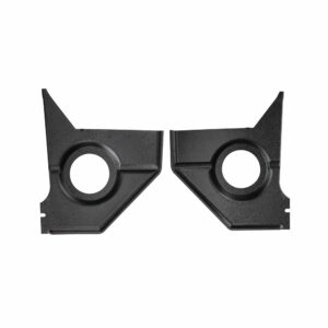 RETROSOUND Kickpanels für FORD Mustang 1967-68 (Kein Cabrio), schwarz ohne Lautsprecher