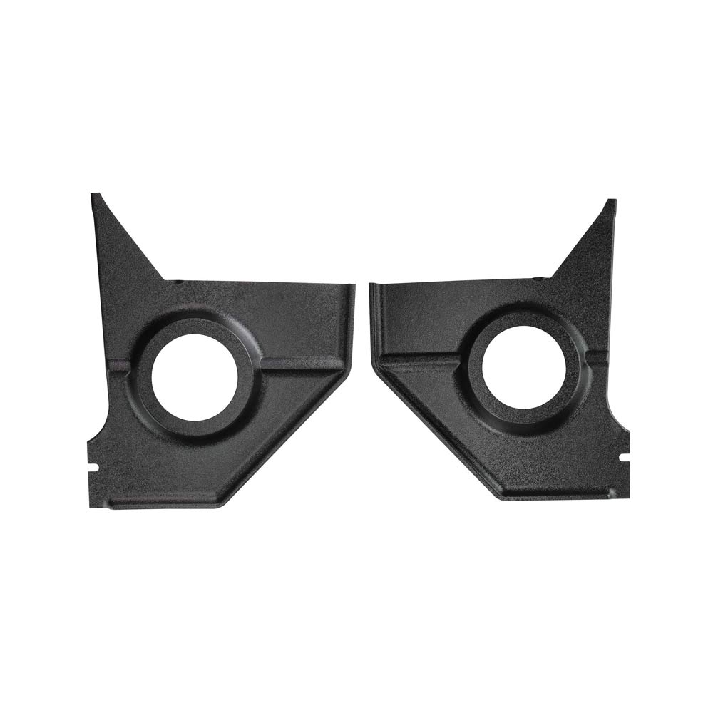 RETROSOUND Kickpanels für FORD Mustang 1967-68 (Kein Cabrio), schwarz ohne Lautsprecher