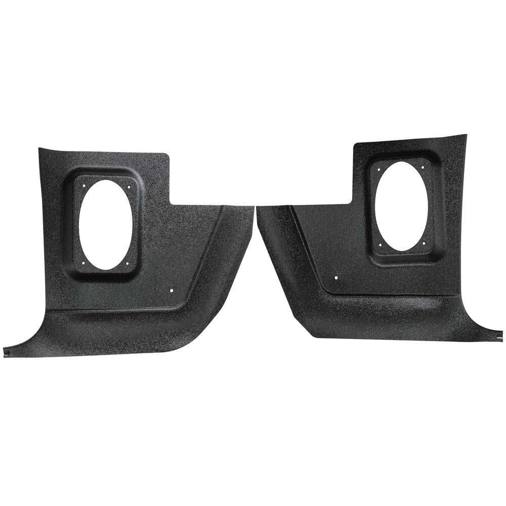 RETROSOUND Kickpanels für MOPAR 1964-76, schwarz ohne R-463N Lautsprecher