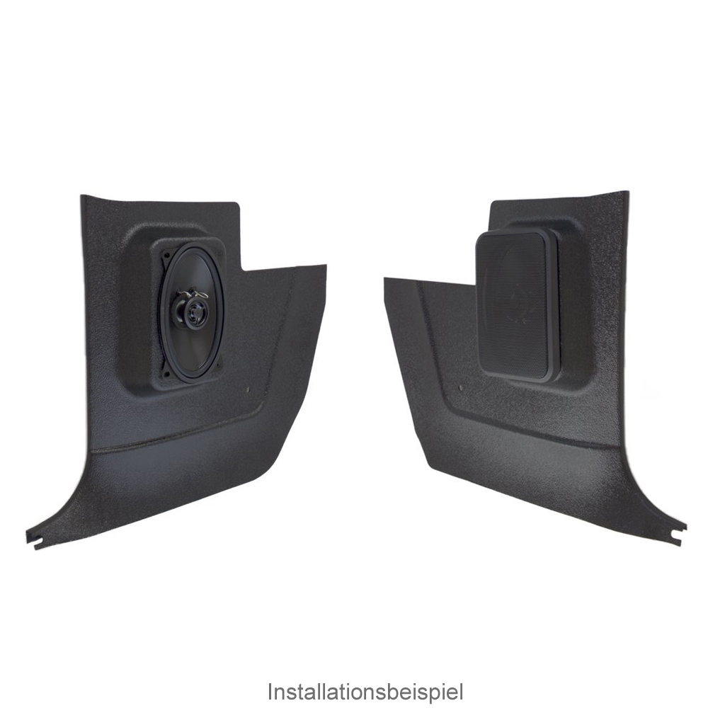 RETROSOUND Kickpanels für MOPAR 1964-76, schwarz ohne R-463N Lautsprecher – Bild 3