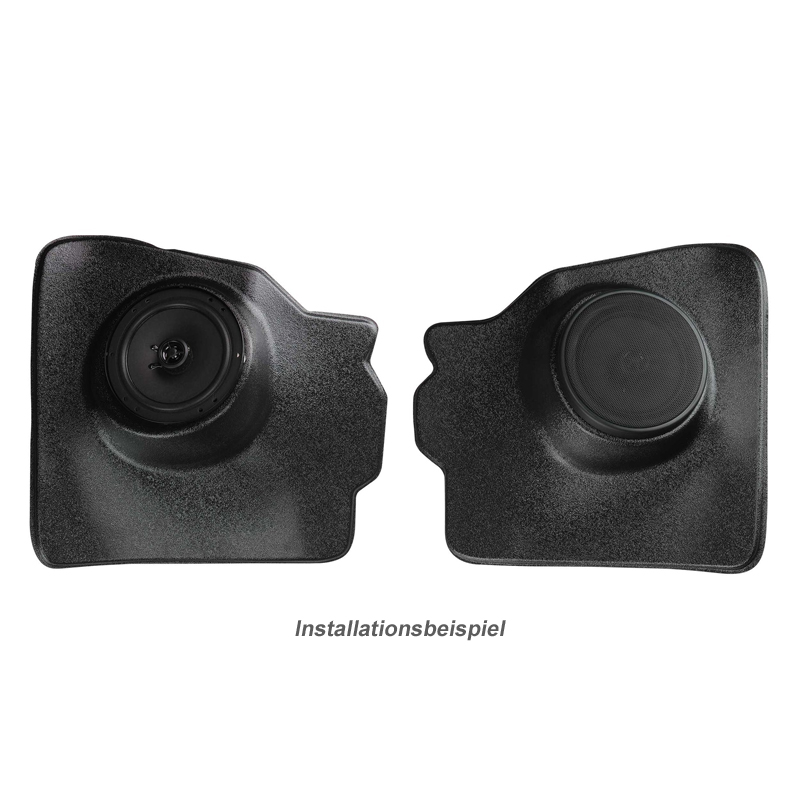 RETROSOUND Kickpanels für VW Käfer (1952-73), schwarz ohne Lautsprecher – Bild 3