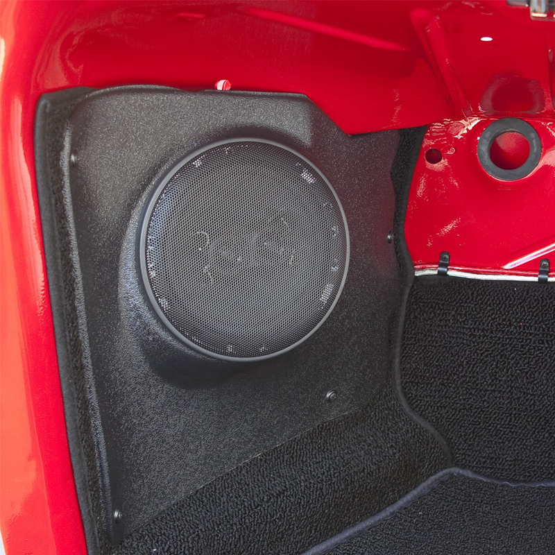 RETROSOUND Kickpanels für VW Käfer (1952-73), schwarz ohne Lautsprecher – Bild 4