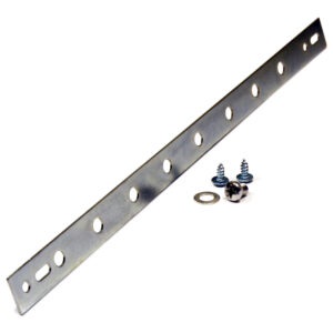 RETROSOUND Metall-Montageblech mit Schrauben, 355 x 22 x 1mm