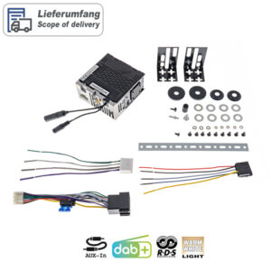 Alternative view of RETROSOUND Radiomodul (UKW/DAB+) inklusive Einbaumaterial und Verkabelung
