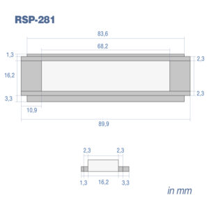Alternative view of RETROSOUND Redondo Displaylinse, 16.2 x 89.9mm (B Body Mopar)