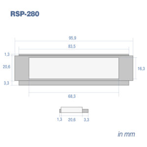 Alternative view of RETROSOUND Redondo Displaylinse, 20.6 x 95.9mm (B Body Mopar)