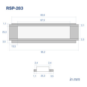 Alternative view of RETROSOUND Redondo Displaylinse, 25.3 x 95.2mm (1969 Firebird Style)