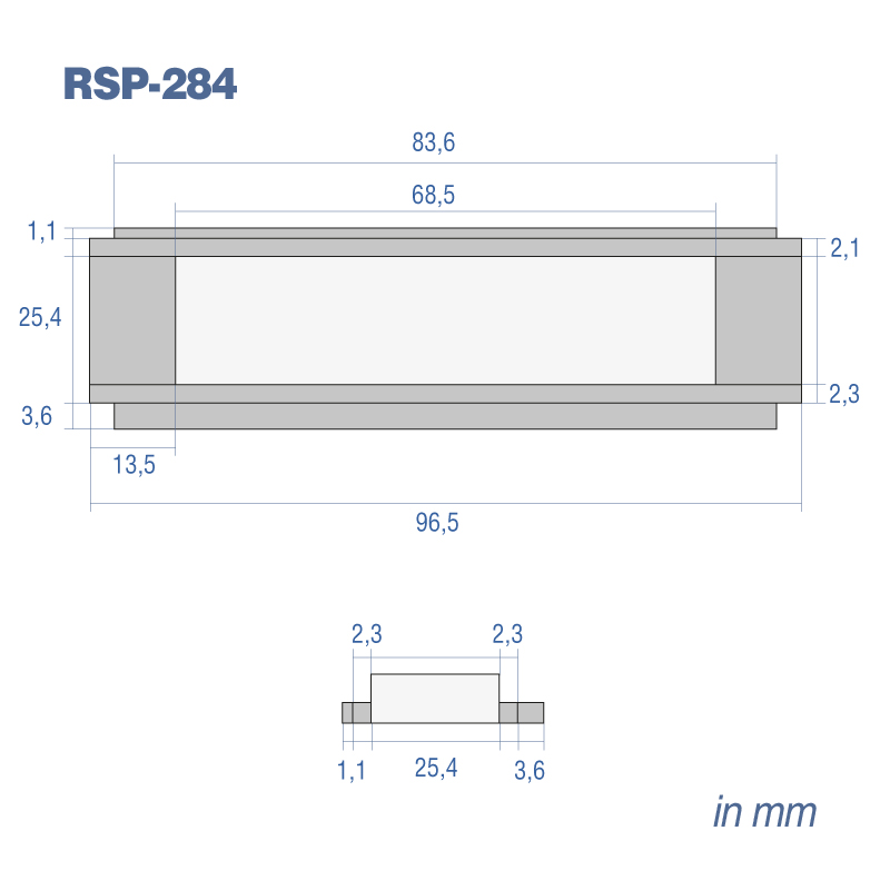 RETROSOUND Redondo Displaylinse, 25.4 x 96.5mm (1968-72 Pontiac GTO Style) – Bild 2
