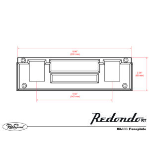 Alternative view of RETROSOUND Redondo Faceplate 1967-69 Dodge Dart