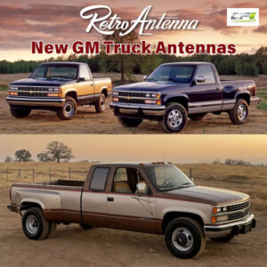 RETROSOUND Stabantenne für 1988-1995 Chevrolet/GMC Truck, glatt, female