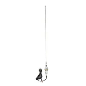 RETROSOUND Teleskopantenne, verchromtes Messing, 3m Kabel
