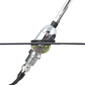 Alternative view of RETROSOUND Teleskopantenne, verchromtes Messing, 6m Kabel