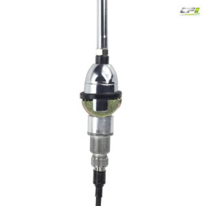 RETROSOUND Teleskopantenne, verchromtes Messing, Frontmontage