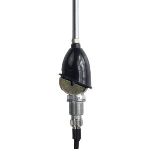 Alternative view of RETROSOUND Teleskopantenne, verchromtes Messing, Frontmontage