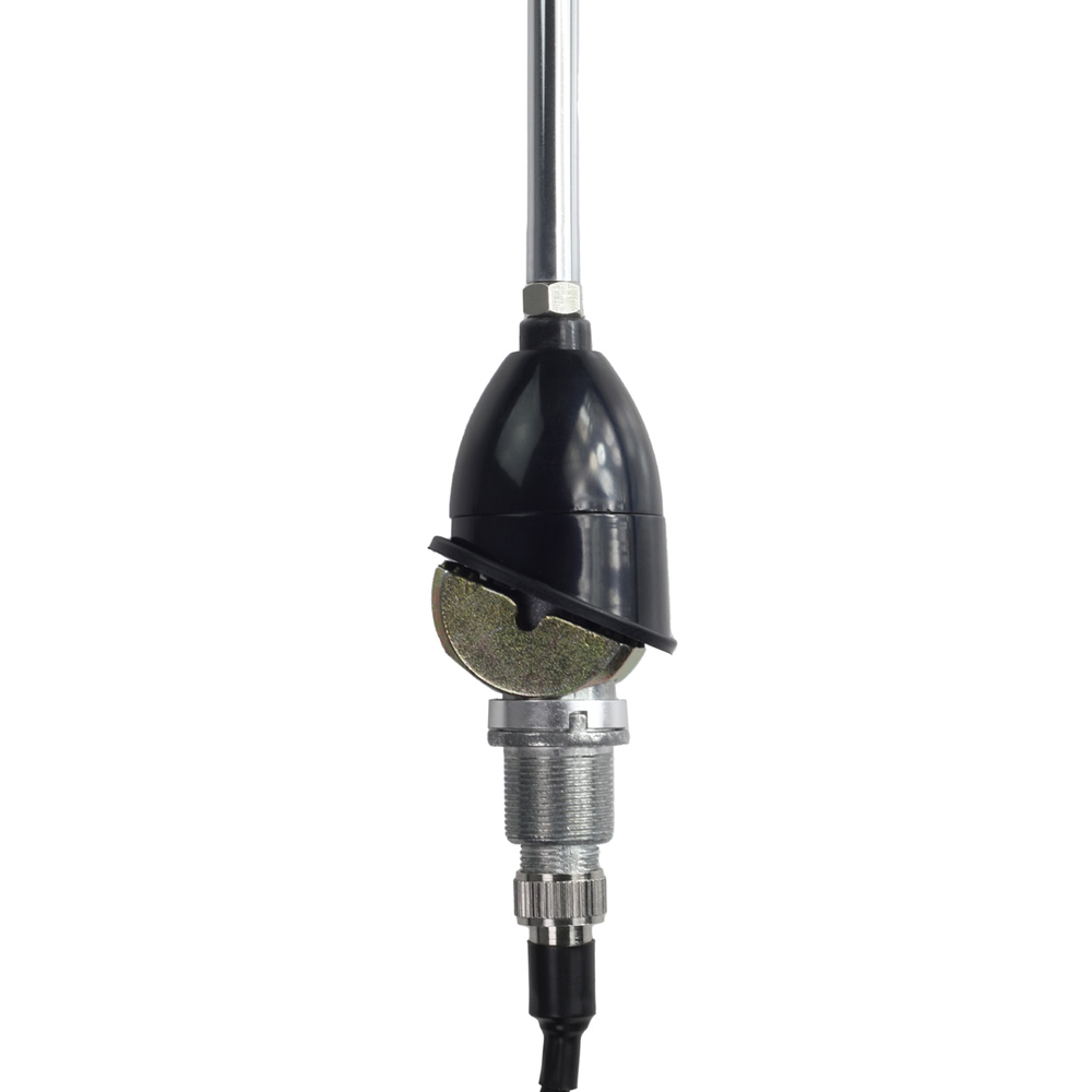 RETROSOUND Teleskopantenne, verchromtes Messing, Frontmontage – Bild 2